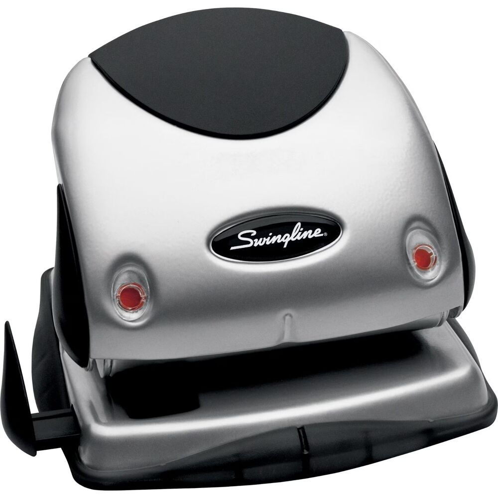 Swingline  EasyView  2 Hole Punch, 1/4" Hole Size, 20 Sheets  Model # 74055